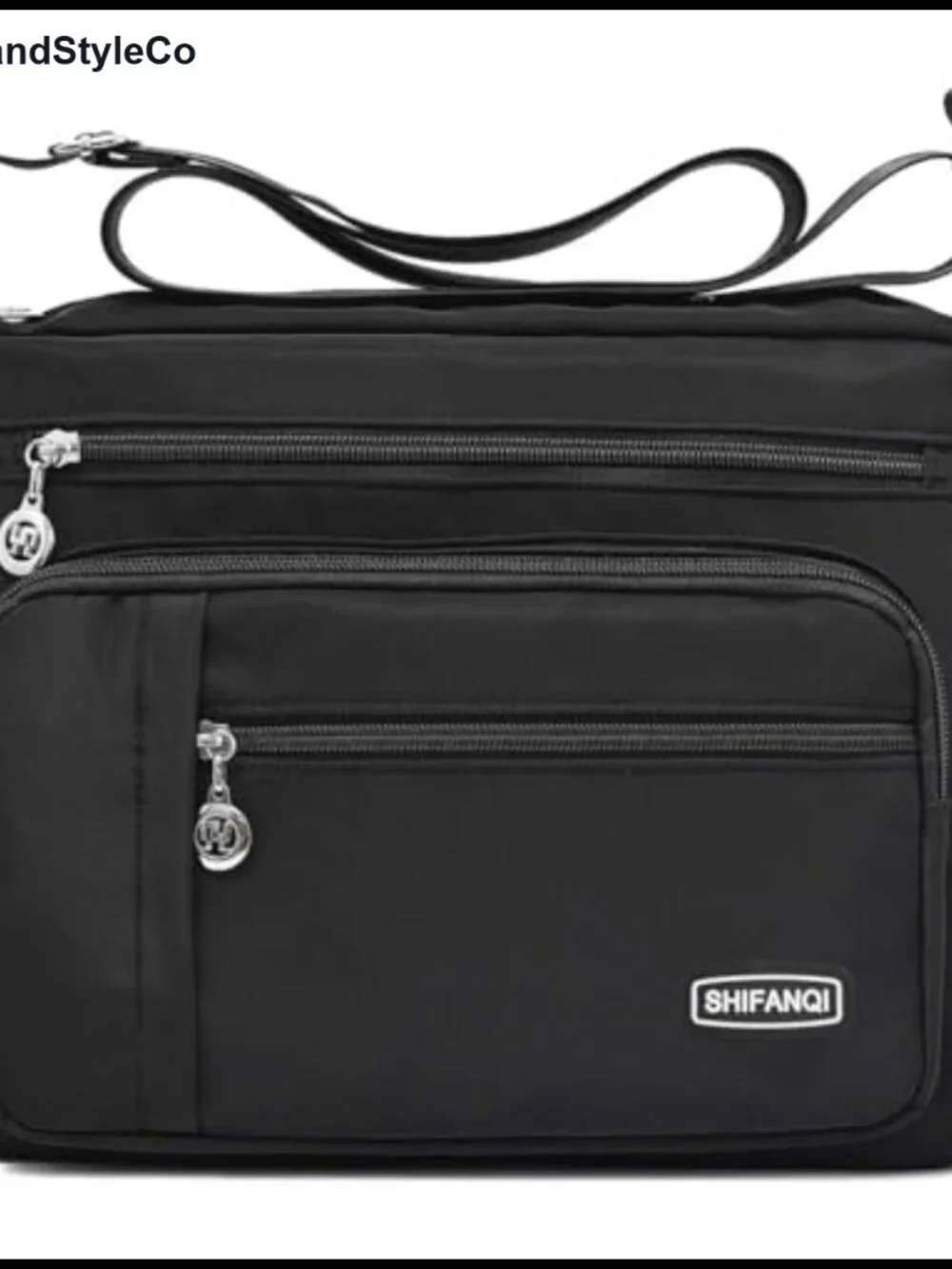 Nylon Crossbody Bag Multi Pockets Travel Purse